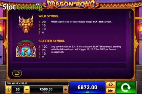 Οθόνη9. Dragon Bond Κουλοχέρης 
