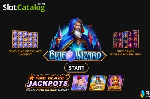 Οθόνη2. Blue Wizard Κουλοχέρης