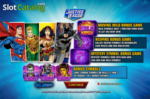 Οθόνη2. Justice League Comic Κουλοχέρης