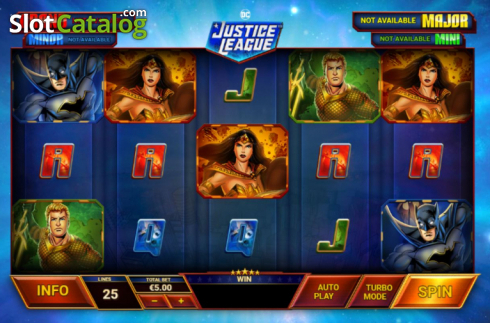 Οθόνη3. Justice League Comic Κουλοχέρης
