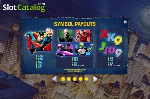 Οθόνη3. Superman (Playtech) Κουλοχέρης