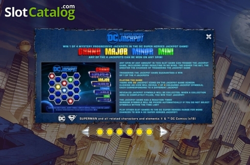 Οθόνη6. Superman (Playtech) Κουλοχέρης