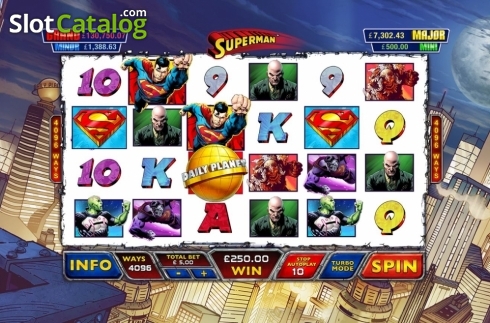 Οθόνη8. Superman (Playtech) Κουλοχέρης