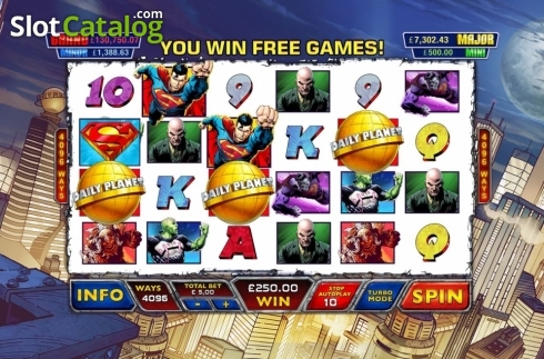 Οθόνη9. Superman (Playtech) Κουλοχέρης