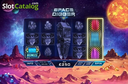 Οθόνη2. Space Digger Κουλοχέρης