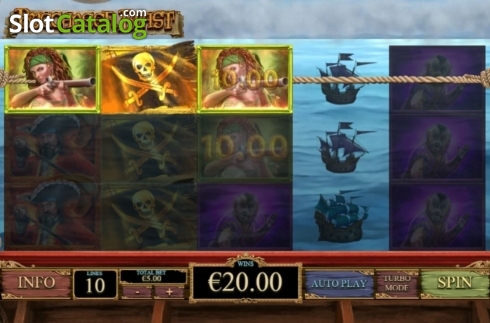 Οθόνη6. Buccaneer Blast Κουλοχέρης 