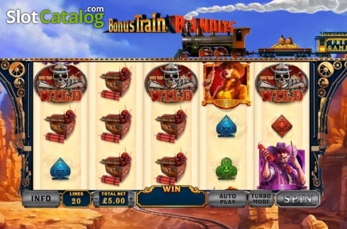 Οθόνη2. Bonus Train Bandits Κουλοχέρης 