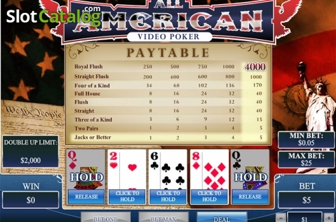 Οθόνη2. All American (Playtech) Κουλοχέρης