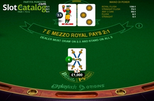 Οθόνη2. 7 e Mezzo (Playtech) Κουλοχέρης