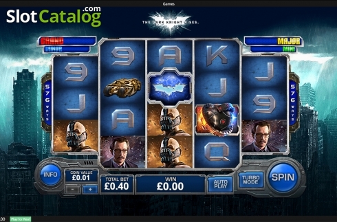 Οθόνη2. The Dark Knight Rises (Playtech) Κουλοχέρης