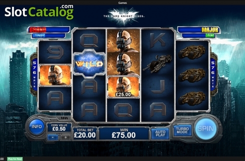 Οθόνη3. The Dark Knight Rises (Playtech) Κουλοχέρης