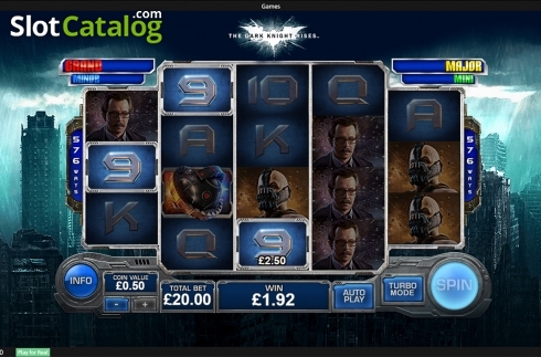 Οθόνη5. The Dark Knight Rises (Playtech) Κουλοχέρης