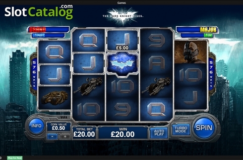 Οθόνη6. The Dark Knight Rises (Playtech) Κουλοχέρης