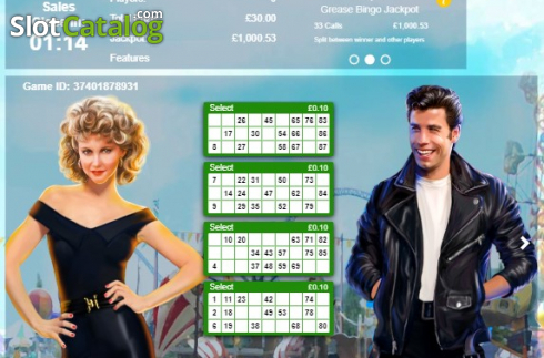 Οθόνη2. Bingo: Grease Κουλοχέρης 