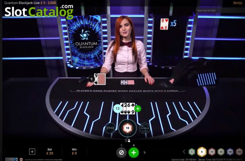 Οθόνη2. Quantum Blackjack Live Κουλοχέρης