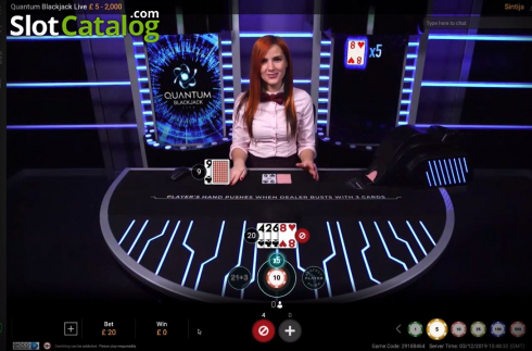 Οθόνη3. Quantum Blackjack Live Κουλοχέρης