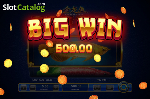 Οθόνη4. Arowanas Luck Κουλοχέρης