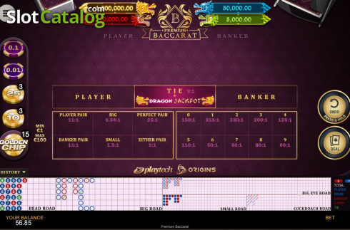 Οθόνη2. Premium Baccarat Κουλοχέρης