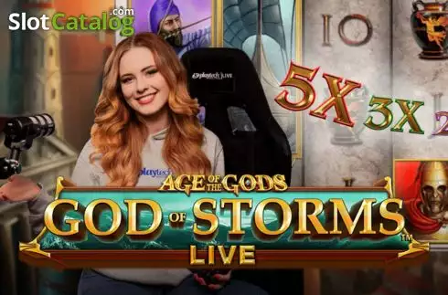 God of Storms Live Λογότυπο God of Storms Live Λογότυπο