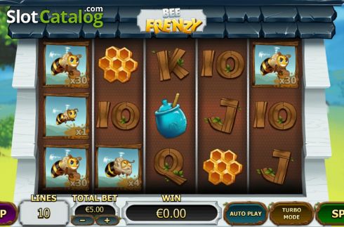 Οθόνη3. Bee Frenzy Κουλοχέρης