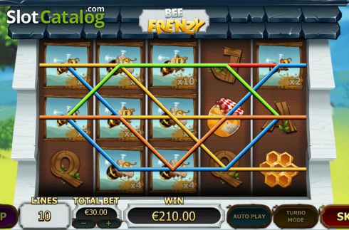 Οθόνη4. Bee Frenzy Κουλοχέρης