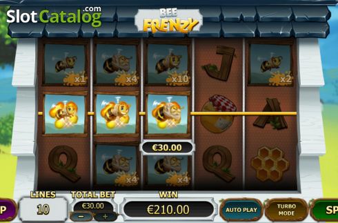 Οθόνη5. Bee Frenzy Κουλοχέρης