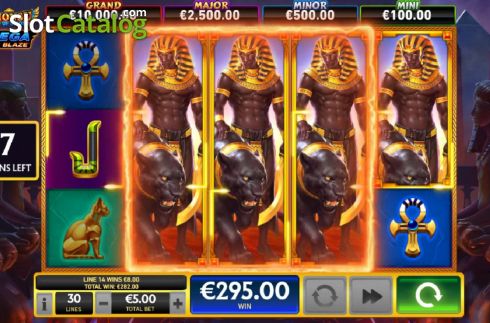 Οθόνη9. Khonsu God of Moon Mega Fire Blaze Κουλοχέρης