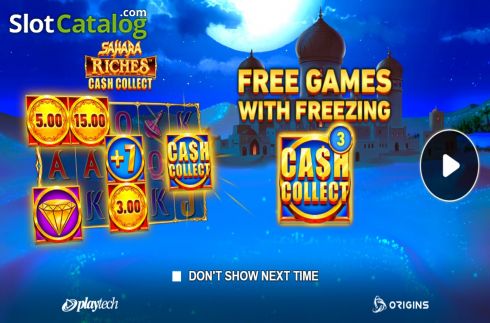 Οθόνη4. Sahara Riches Cash Collect Κουλοχέρης 