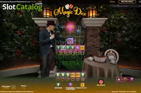 Οθόνη4. Adventures Beyond Wonderland Live Κουλοχέρης 