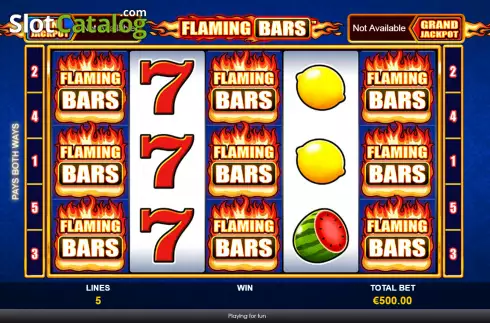 Οθόνη3. Flaming Bars (Playtech) Κουλοχέρης