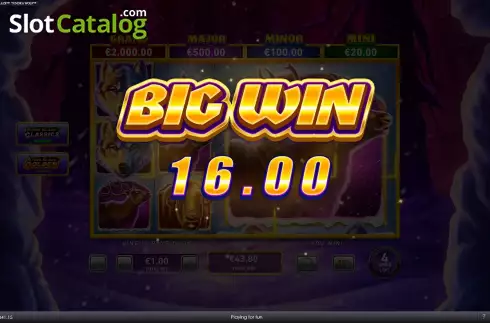 Οθόνη5. Fire Blaze Golden: Tundra Wolf Κουλοχέρης 