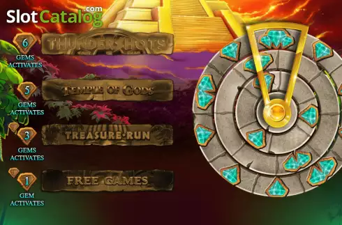 Οθόνη4. Aztec Expedition Thundershots Κουλοχέρης