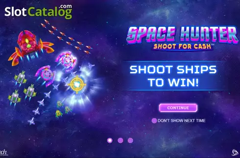 Οθόνη2. Space Hunter Shoot For Cash Κουλοχέρης