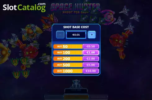 Οθόνη3. Space Hunter Shoot For Cash Κουλοχέρης