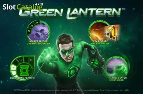 Τα χαρακτηριστικά του παιχνιδιού. Green Lantern (Playtech) Κουλοχέρης