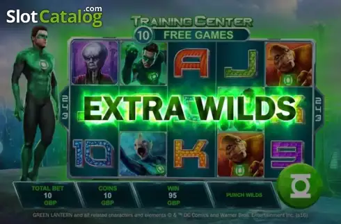 Extra Wilds. Green Lantern (Playtech) Κουλοχέρης