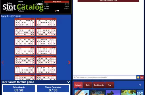 Οθόνη3. Deal Or No Deal Bingo Κουλοχέρης