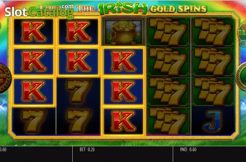 Οθόνη3. Luck O' The Irish Gold Spins Κουλοχέρης