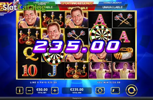 Οθόνη4. Bobby George Sporting Legends Κουλοχέρης