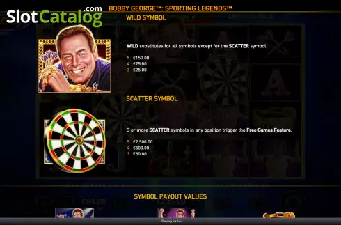 Οθόνη5. Bobby George Sporting Legends Κουλοχέρης