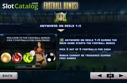 Οθόνη6. Benchwarmers Football Girls Κουλοχέρης