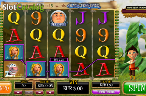 Οθόνη9. Bounty of the Beanstalk Κουλοχέρης