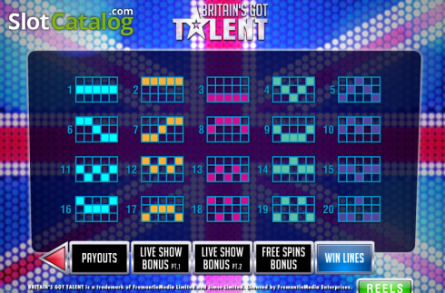 Οθόνη7. Britain's Got Talent (Playtech) Κουλοχέρης