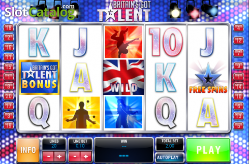 Οθόνη8. Britain's Got Talent (Playtech) Κουλοχέρης