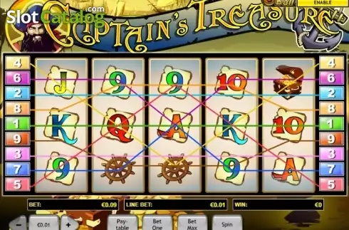 Οθόνη2. Captain's Treasure (Playtech) Κουλοχέρης