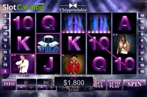 Οθόνη3. Chippendales Κουλοχέρης
