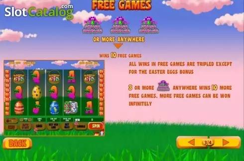 Οθόνη οθόνης FreeSpin. Easter Surprise Κουλοχέρης