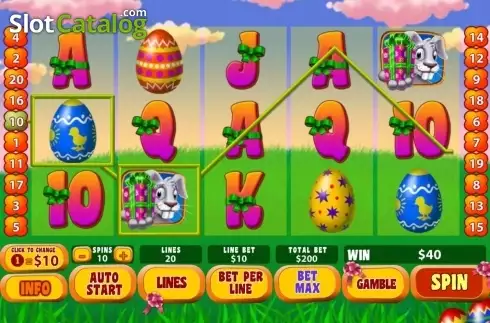 Win screen. Easter Surprise Κουλοχέρης