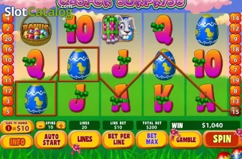 Win Screen. Easter Surprise Κουλοχέρης