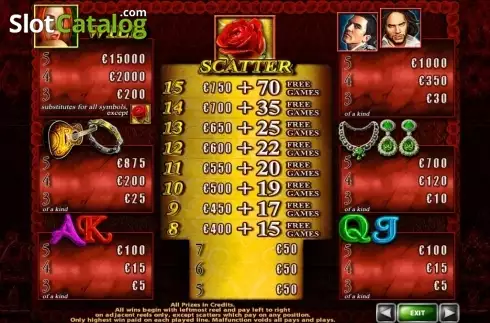 Οθόνη2. Esmeralda (Playtech) Κουλοχέρης